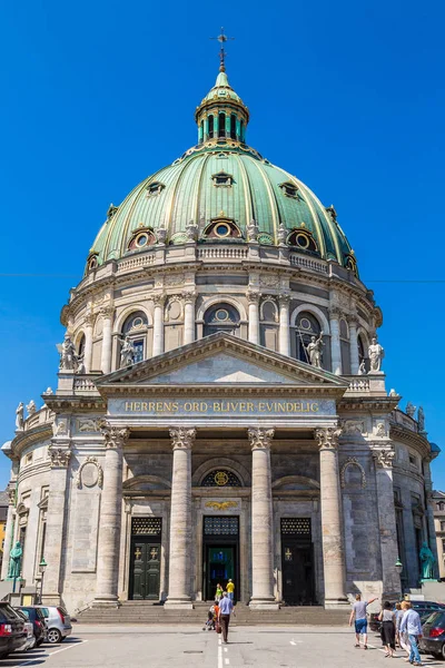 De kerk van marmer in Kopenhagen — Stockfoto