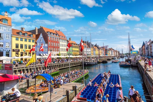 Nyhavn district in Copenhagen — Stock Photo, Image