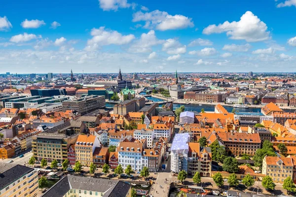 Panorama de Copenhaga na Dinamarca — Fotografia de Stock