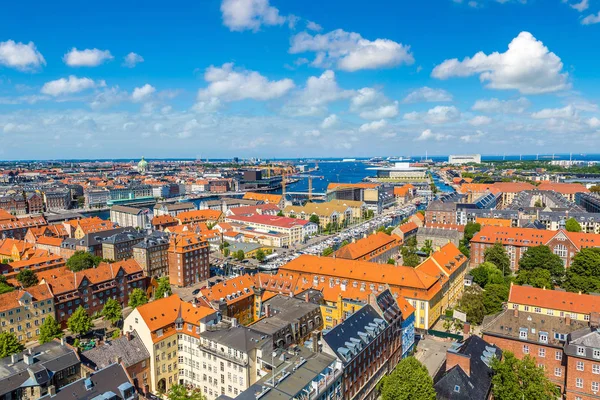 Panorama di Copenaghen in Danimarca — Foto Stock