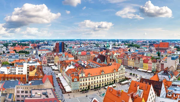 Marknadstorget i Wroclaw — Stockfoto
