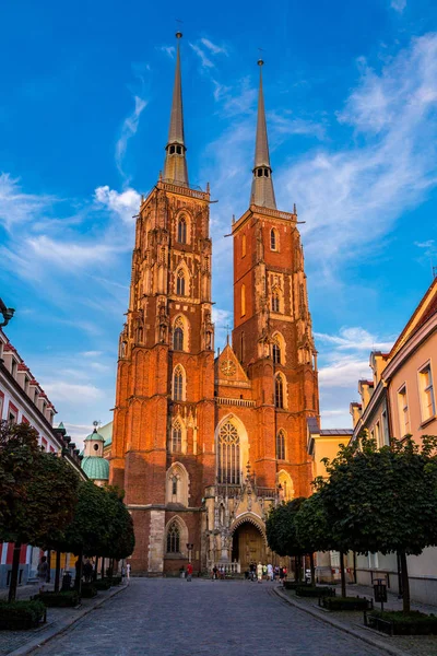 Cattedrale di San Giovanni a Breslavia — Foto Stock