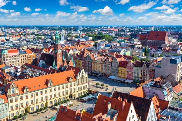 Place du marché à Wroclaw — Photo