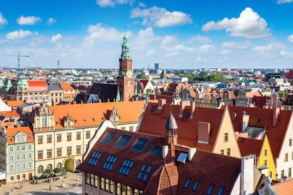 Praça do Mercado em Wroclaw — Fotografia de Stock