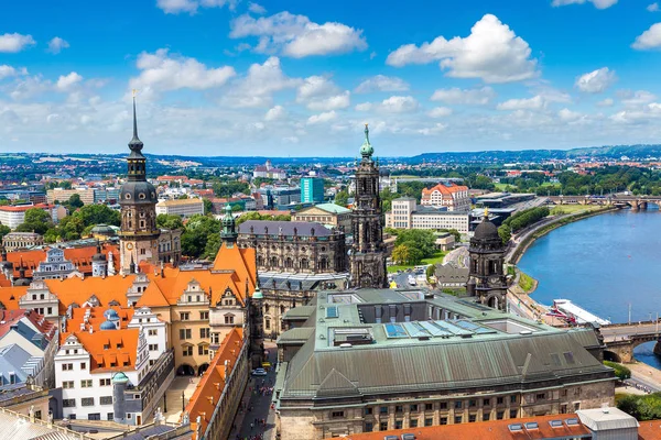 Vista panorâmica de Dresden — Fotografia de Stock