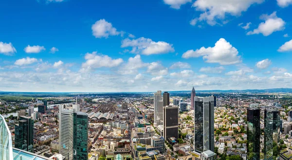 Districtul financiar din Frankfurt — Fotografie, imagine de stoc