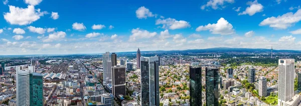 Districtul financiar din Frankfurt — Fotografie, imagine de stoc