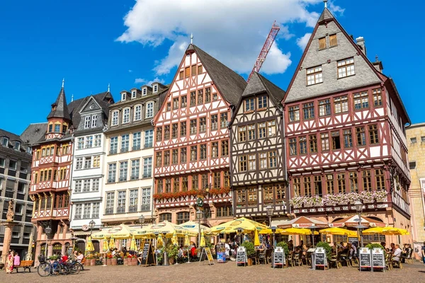Edifícios antigos em Frankfurt — Fotografia de Stock