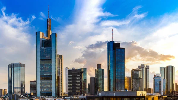 Luftaufnahme von Frankfurt — Stockfoto