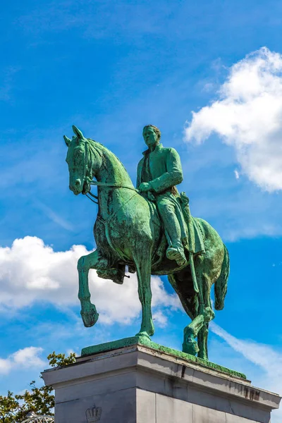 Brüksel'deki bir Kral Albert Anıtı — Stok fotoğraf