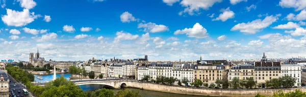 Senna e Notre Dame de Paris — Foto Stock