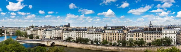 Sena y Notre Dame de Paris —  Fotos de Stock