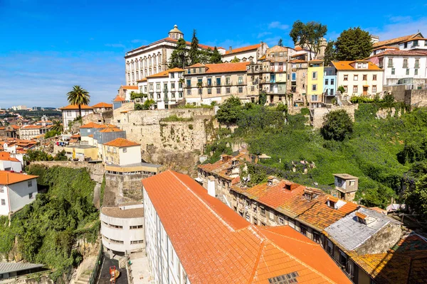 Flygfoto över Porto i Portugal — Stockfoto