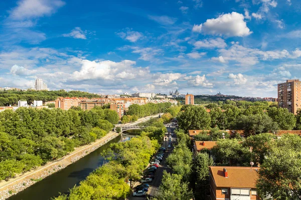 Madridi utca-és városrészlet — Stock Fotó