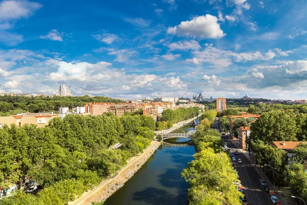 Paisagem urbana de madrid — Fotografia de Stock