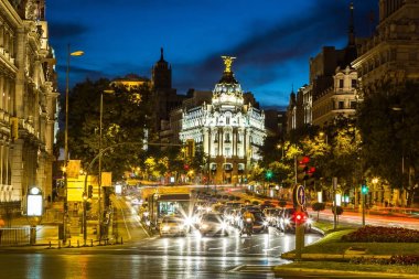 Metropolis bölgesinde Madrid.