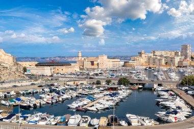 Saint Jean Kalesi ve Vieux port Marseille