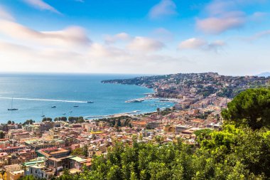 bir yaz günü Napoli İtalya