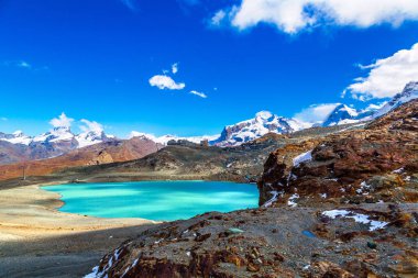 İsviçre Alpleri dağ manzarası