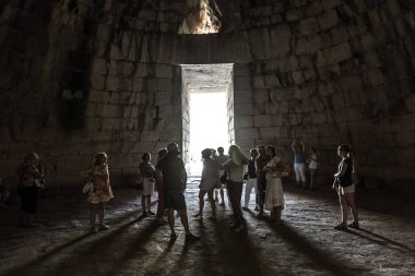 Hazine Atreus Mycenae'de, Yunanistan