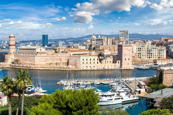 Saint Jean Hrad Katedrála Major Vieux Port Marseille Francie — Stock fotografie