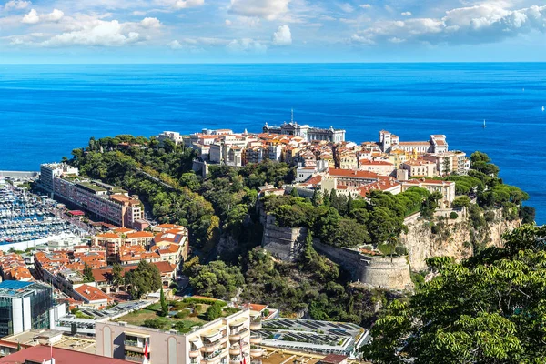 Vista Panorâmica Palácio Príncipe Monte Carlo Dia Verão Mônaco — Fotografia de Stock