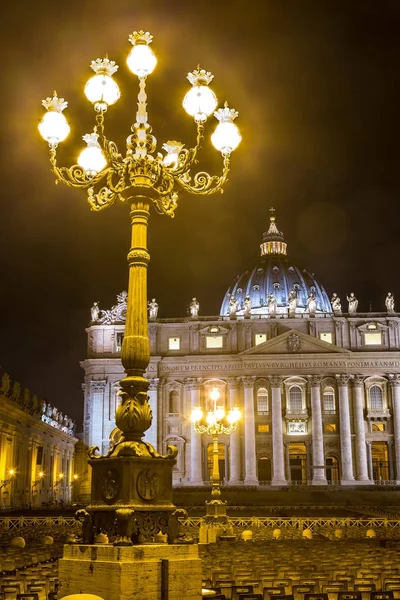 Βατικανό τη νύχτα — Φωτογραφία Αρχείου