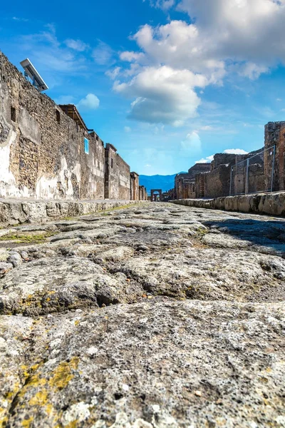 Pompeya Ciudad Destruida 79Bc Por Erupción Del Monte Vesubio — Foto de Stock