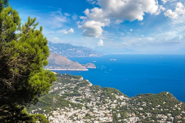 Île Capri Par Une Belle Journée Été Italie — Photo