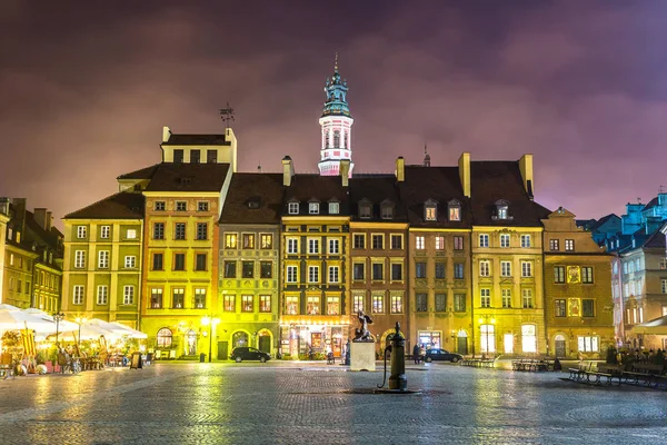 Old town sqare in Warsaw — Stock Photo, Image