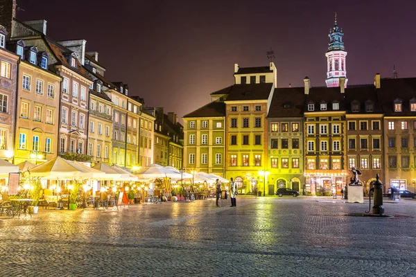 Old town sqare in Warsaw — Stock Photo, Image