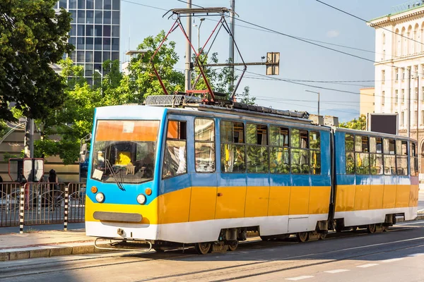 Old tram in Sofia, Bulgaria — Stock Photo, Image