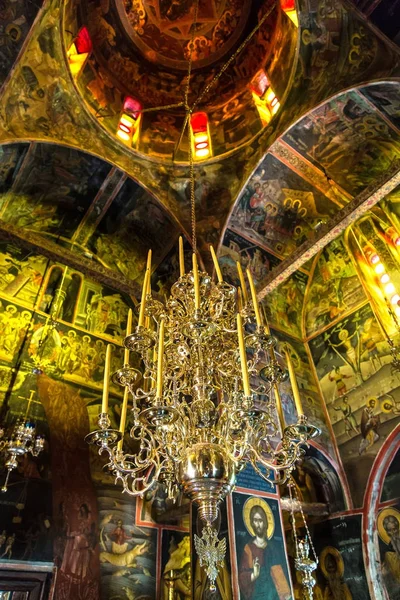 Interior do mosteiro em Meteora, Grécia — Fotografia de Stock