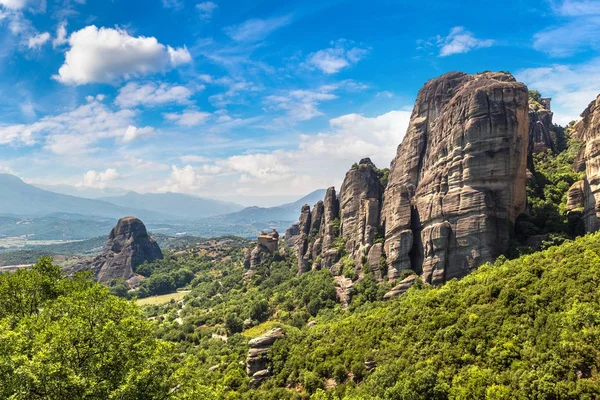 Monasteries on the top of rock in Greece — Stock Photo, Image