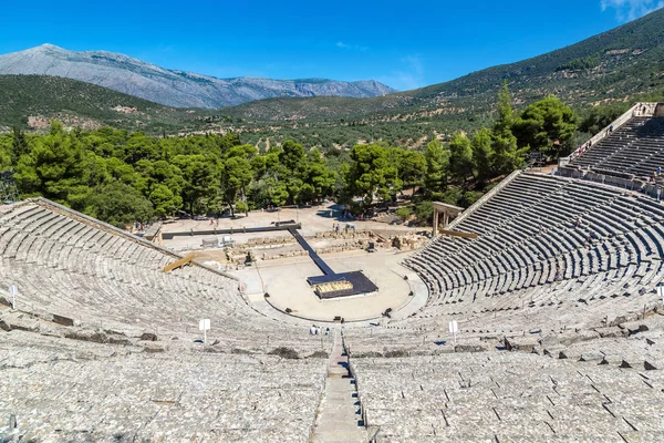 Epidaurus Amphitheater i Grekland — Stockfoto