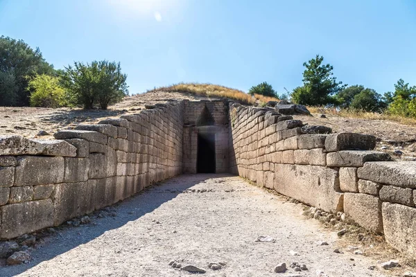 Atrevs 'skattkammer i Mykene i Hellas – stockfoto