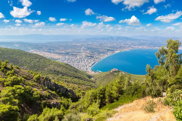 Vista panorámica de Loutraki, Grecia — Foto de Stock
