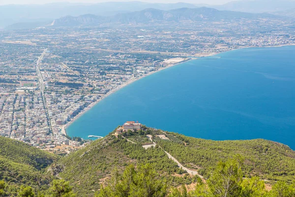 Vista panorámica de Loutraki, Grecia — Foto de Stock