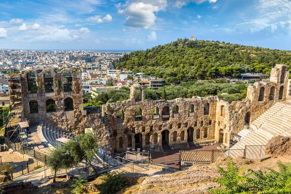 Antiguo teatro en Athnes — Foto de Stock