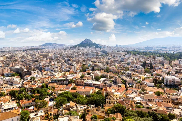 Lycabettus Heuvel in Athene — Stockfoto