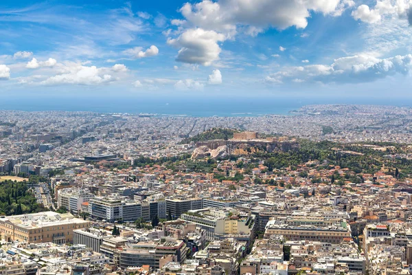 Acropolis Een Mooie Zomerdag Athene Griekenland — Stockfoto