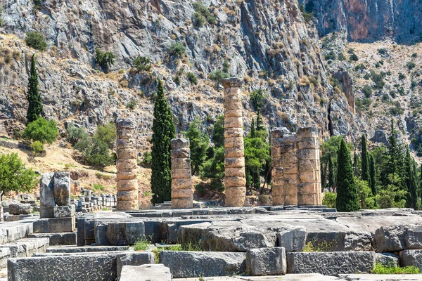 El Templo de Apolo en Delfos — Foto de Stock