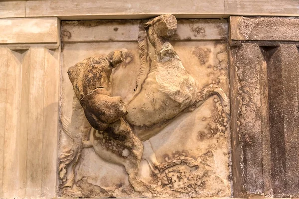 Древнегреческий орнамент в музее Дельфи — стоковое фото