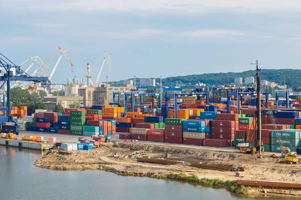 Deepwater Container Terminal in Gdansk — Stock Photo, Image