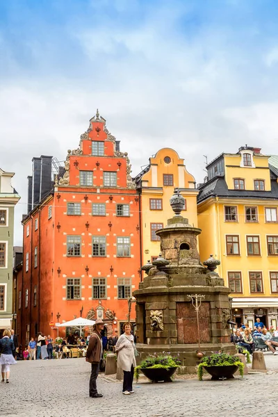 Stortorget platz in gamla stan — Stockfoto