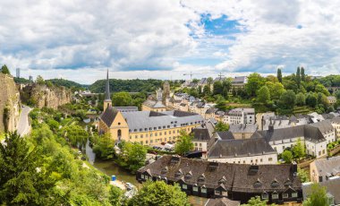 Lüksemburg panoramik cityscape