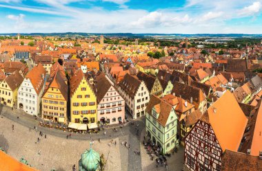 Rothenburg panoramik manzaralı