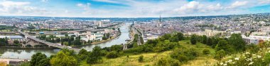 Rouen 'in panoramik görünümü