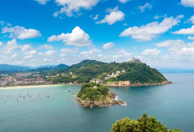 San Sebastian panoramik manzaralı