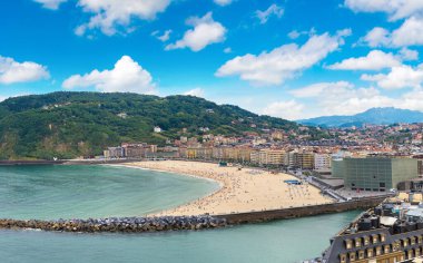 San Sebastian panoramik manzaralı